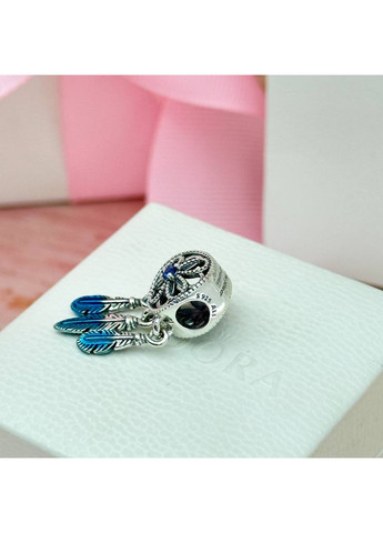 Серебряный шарм "Голубой ловец снов" 799341C01 Kabluchka (355344643)