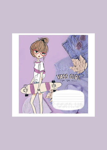 Зошит 24 арк. лінія " " / Stylish girls Школярик (342416598)