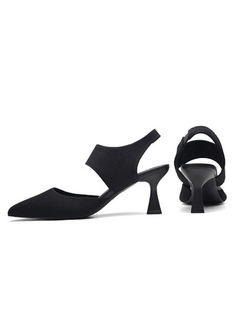 Betsy Туфлі жіночі відкриті чорний з текстиль, великобританія — літо (326398361)