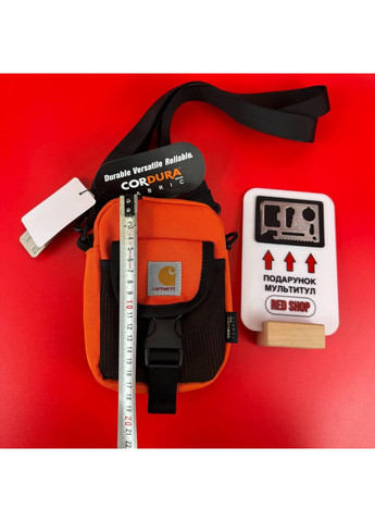 Мессенджер wip Сумка кархарт Черная Оранжевый No Brand (361668911)