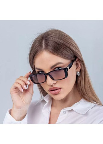 Женские тонированные очки для зрения с градиентом, для дали и чтения в плюсах, код 0273 +3.25 Fabia Monti (365830546)