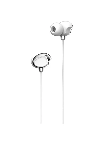 Навушники EP53 in-ear 3.5mm Білий протиударні XO (370168865)