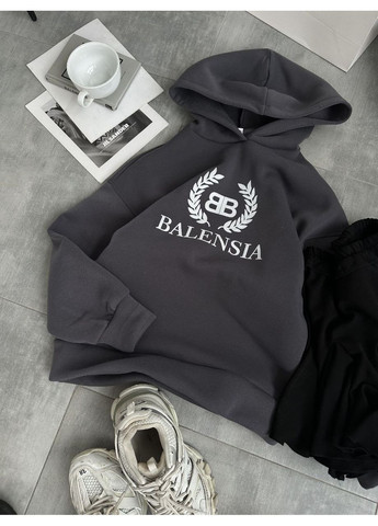 Худая тринитка с капюшоном и принтом качественным. Україна (353907727)