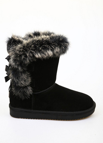 Черные зимние полусапоги ITTS