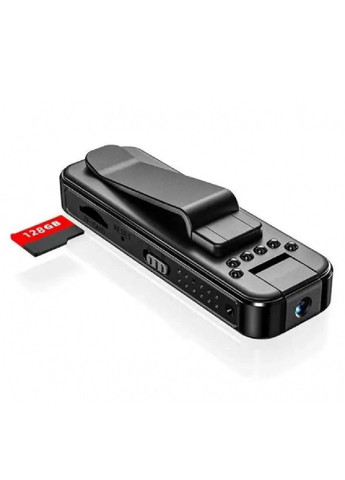 Нагрудна акумуляторна міні боді камера реєстратор із ширококутним об'єктивом записом у процесі зарядки (479512-Prob) Unbranded (322031121)