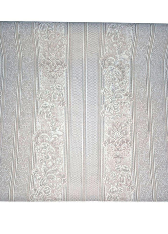 Обои виниловые флизелиновые 10.05×1.06 м Славянские 3703-01, серо-бежевые в спальню, коридор, зал, гостиную Слов'янські шпалери (340275512)