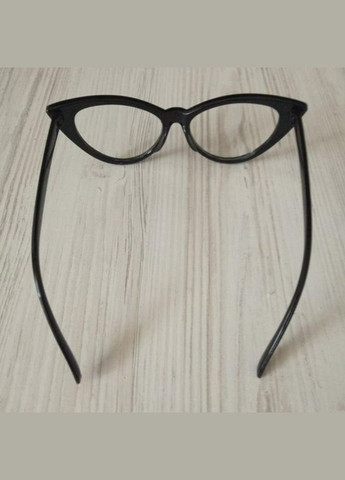 Имиджевые очки кошачий глаз черный (4-23) No Brand (313286159)