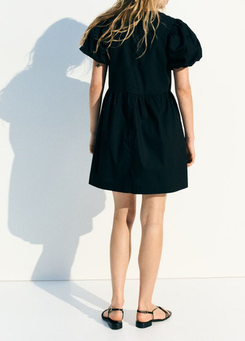 Чорна кежуал сукня H&M однотонна