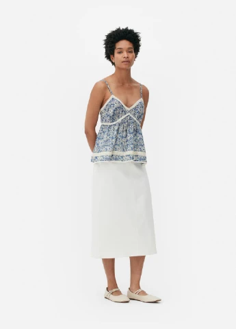 Топ лето,синий в узоры, Primark (346476936)