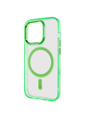 Чехол TPU Iris с MagSafe для Apple iPhone 13 Pro Max (6.7") Салатовый Epik (372972338)