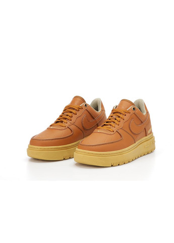 Коричневые зимние кроссовки зимние мужские nike air force 1 winter brown termo gore-tex | найк аир форс 1 коричневые термо No Brand