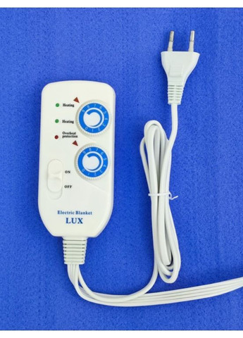 Электрическая простыня 120x155 см 2 уровня нагрева Синий (2104618726) No Brand (364874196)