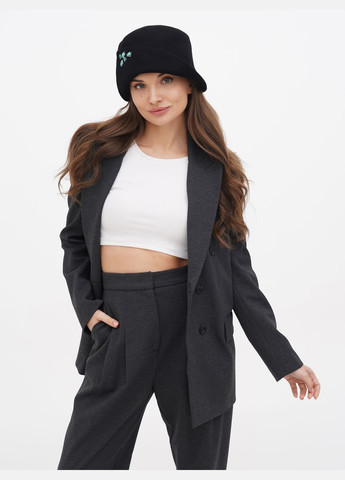 Жіночий капелюх, чорний, зі стразами — елегантний блиск для стильного образу VECONS Шляпка (319836279)