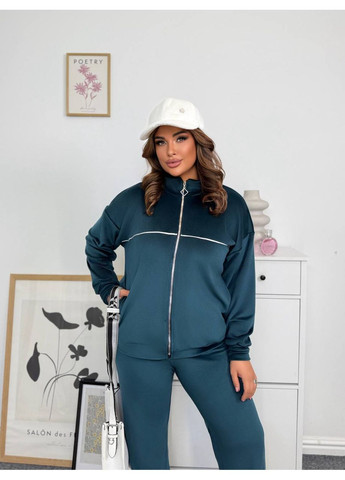 Костюм велюр на флісі: якісний велюр з лицевої сторони,внутрішня-Фліс,бомбер на змійці та штани Україна (364088326)