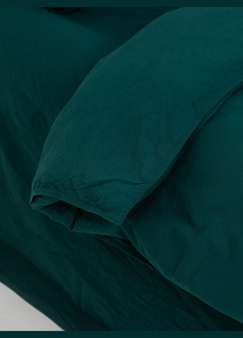 Комплект білизни із вареної бавовни Smaragd сімейний, Простирадло з резинкою 180х200 Leglo (300370533)