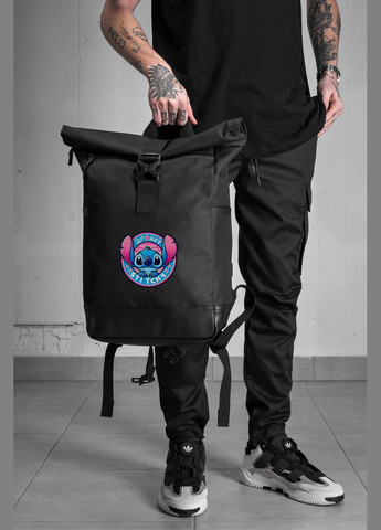 Повседневный Рюкзак Роллтоп Школьный Для Мальчика С Принтом Стич Without (348059237)