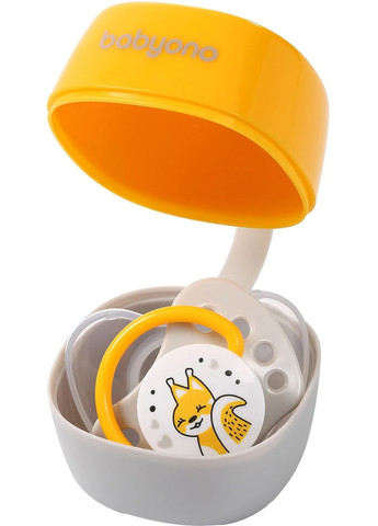 Футляр для пустышки Natural nursing, желтый () BabyOno 535/03 (336491990)