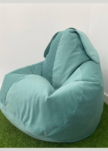 Крісло-мішок Зайчик Груша, MEGA XXXL - 160х120 Оксфорд 600D.PU.WR 363 SkyPuff (339871690)