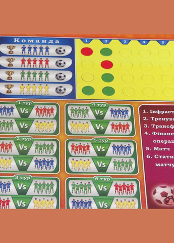 Настольная игра "Футбольный клуб" 0963 от 8 лет No Brand (330602451)