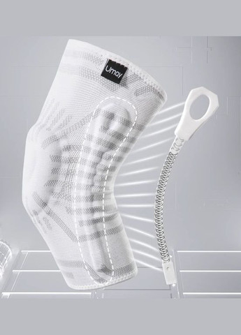 Бандаж для коліна білий, розмір S, окружність коліна 29-32,5 см Umay (317955995)