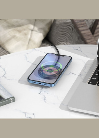 Бездротова зарядка 3в1 CW45 Discovery Edition 3-in-1 magnetic Чорний Hoco (337350846)