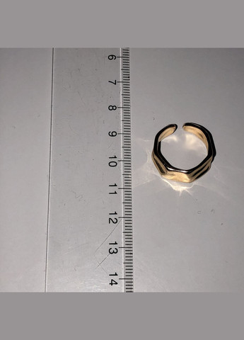 Кільце М'ята пластина золотист0й (12-90) No Brand (314931120)