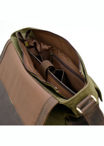 Чоловіча сумка через плече парусина та шкіра RH-6690-4lx бренда TARWA (298684210)