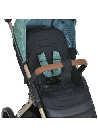 Коляска детская DYNAMIC PRO Special Mint прогулочная с чехлом дождевиком и москитной сеткой Мятная с перышками (ME 1053G-2) El Camino (334338195)