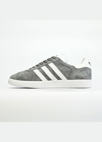 Кросівки жіночі і чоловічі Adidas Gazelle gray | Адідас Газель сірі No Brand сірі демісезони (307397801)