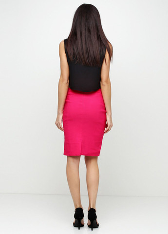 Розовая повседневная юбка розово-черный Axel