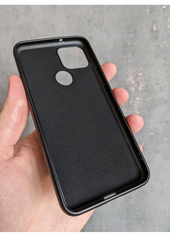 Тонкий матовий чохол для Google Pixel 5 Чорний мікрофібра Viseaon (361049420)