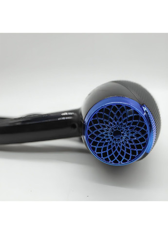 Фен с регулировкой температуры насадками 2 штуки для сушки укладки волос 3000W (480126-Prob) Черный Unbranded (329819943)