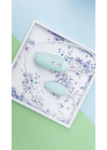 Вакуумний стимулятор з віброяйцем 2-в-1 KISTOY Miss VV Cyan KissToy (383083863)
