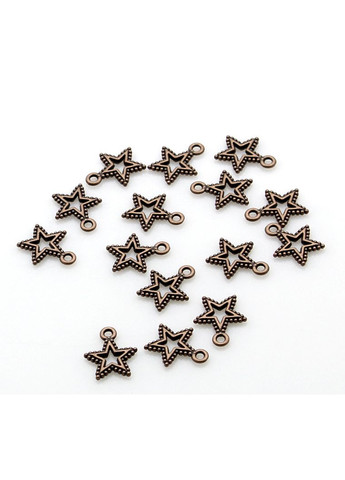 Підвіски металеві Кулон зірка Мідний 15 мм х 18 мм Finding (332793176)