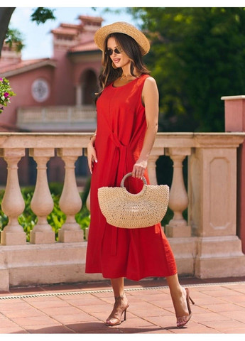 Оранжевое повседневный платье issa pus 15198 5 оранжевый ISSA PLUS