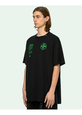 Футболка чёрная Off-White Golden Ratio Black T-Shirt Unisex (356677868)