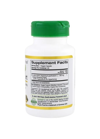 Екстракт звіробою,, 300 мг, 60 капсул California Gold Nutrition (364311552)
