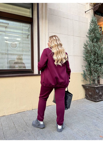 Костюм на кнопке тринитка на флисе,штаны и кофта Україна (362699628)