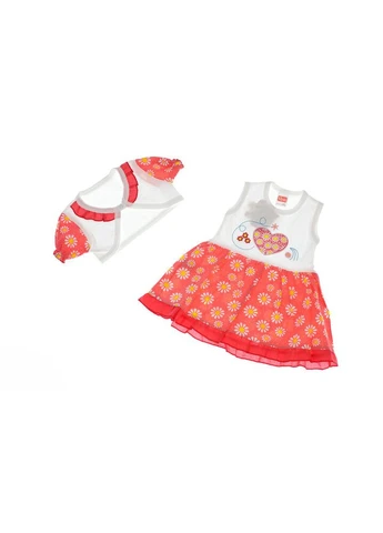 Червона літнє плаття з болеро трикотажне ромашка червоне 86 см (32487) BABYKROHA (323469931)