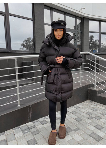 Черный зимний Пуховик Vakko