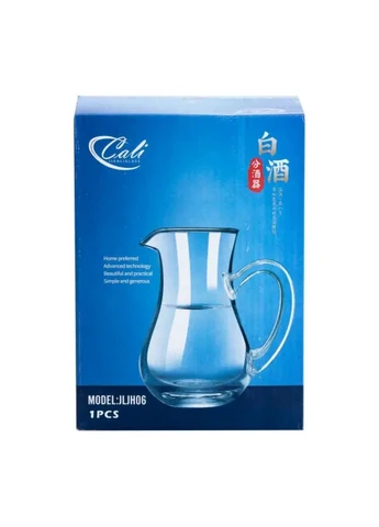 Скляний глечик для напоїв 1,2 л прозорий HP575 TS Kitchen (384678855)