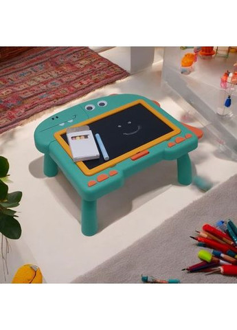 Динозавр 2 в 1 бірюзова Jia Bang для малювання та творчості ProDobro (367091233)