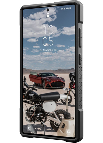 Чохол-накладка Monarch для Samsung Galaxy S24 Ultra Carbon Fiber (214415114242) Urban Armor Gear (360394183)