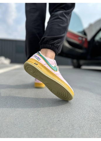 Зеленые демисезонные кроссовки мужские nike air force 1 07 limited edition найк аир форс 1 премиум No Brand