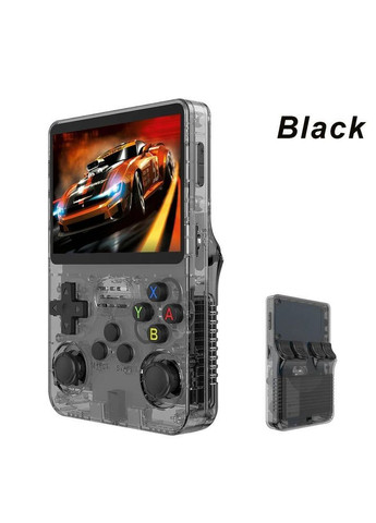 Портативна Ігрова Консоль R36S 64GB Портативна Ігрова Ретро Консоль Ретро Приставка, чорна Data Frog (369776232)