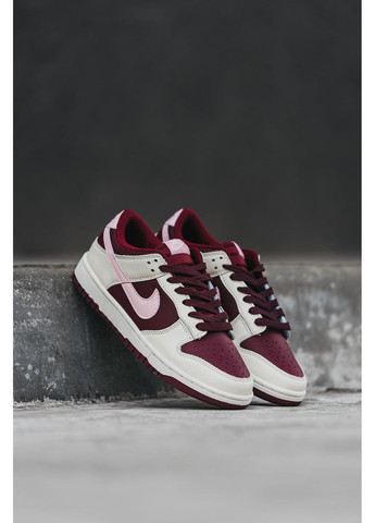 Белые демисезонные кроссовки мужские nike sb dunk low prm valentines day найк сб данк No Brand