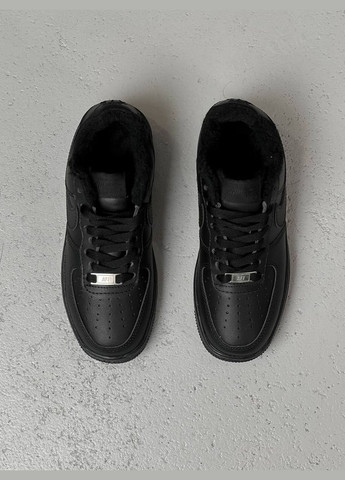 Черные всесезонные кроссовки Vakko Nike Air Force Low Black Winter