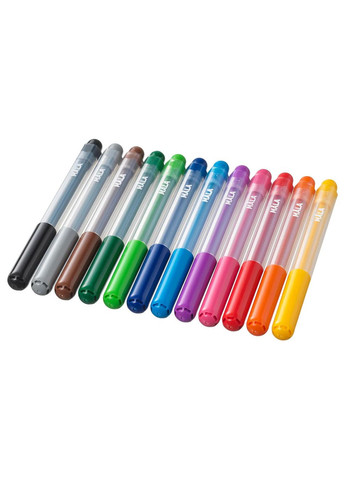 Тонкий маркер ІКЕА MALA різні кольори (20184041) IKEA (268023563)