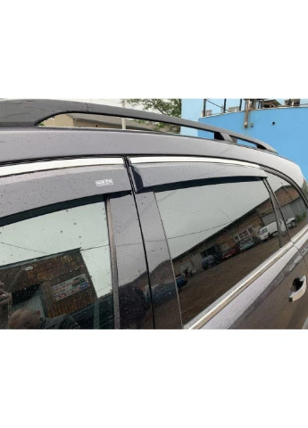 Вітровики з хромованим молдингом (4 шт, ) для Chevrolet Captiva 2006-2019 рр Niken (391746647)