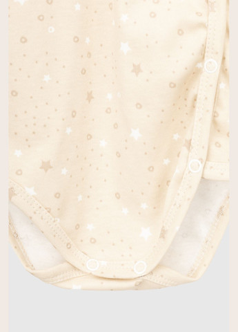 Бежевый комплект (боди, штаны, шапочка) Baby Life